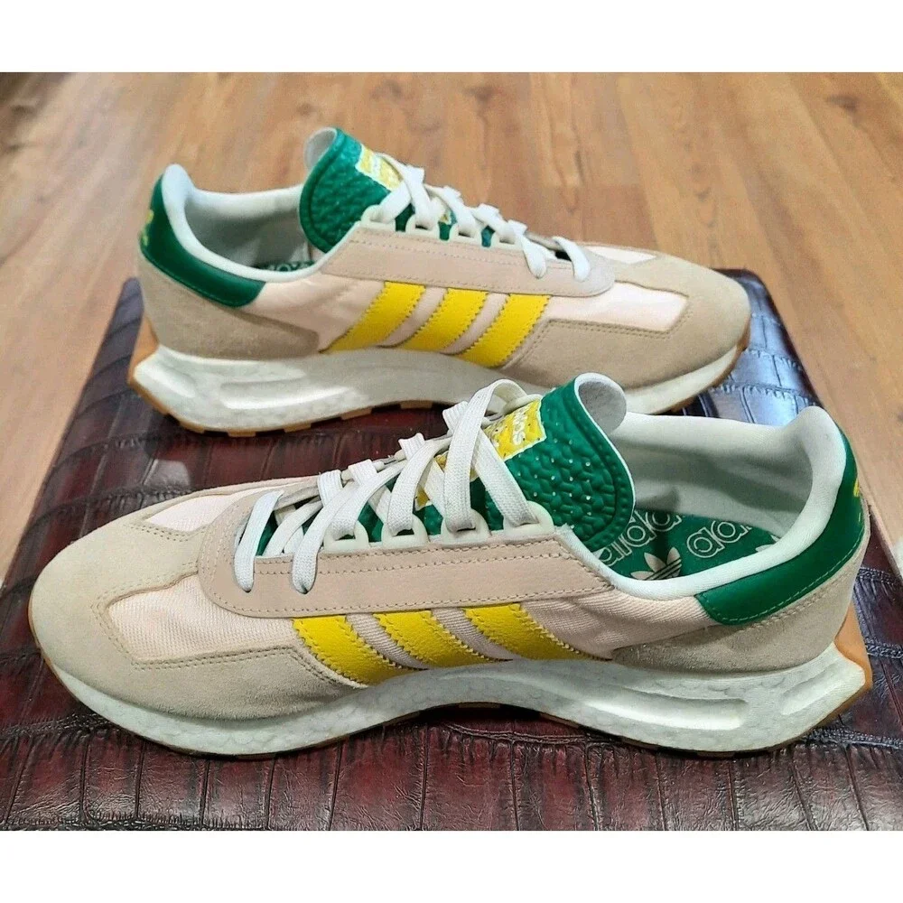 Adidas Retropy E5 Sneakers Bliss Orange Yellow GW6778 Retro Vibes 70s Tech Sz 10